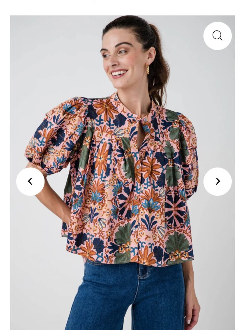 Agatha Floral Top